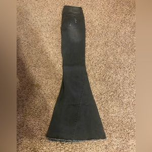 L&B Mid-Rise Black Bell Bottoms - 4